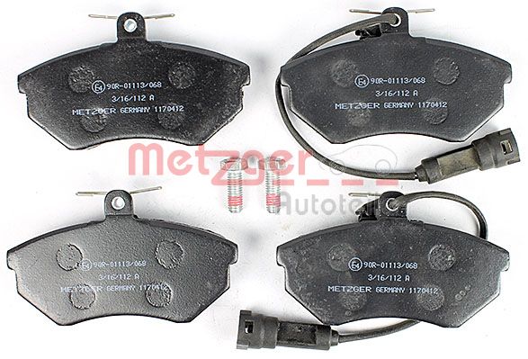 METZGER 1170412 Bremsbelagsatz, Scheibenbremse